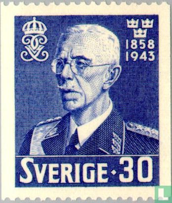Koning Gustav V - 85 jaar