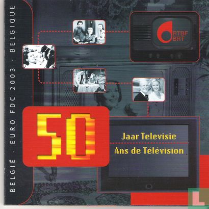 België jaarset 2003 "50 years of Television" - Afbeelding 1
