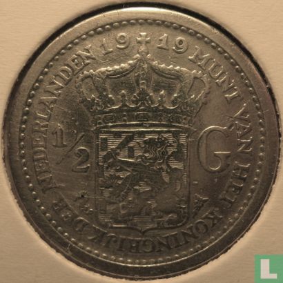 Niederlande ½ Gulden 1919 - Bild 1