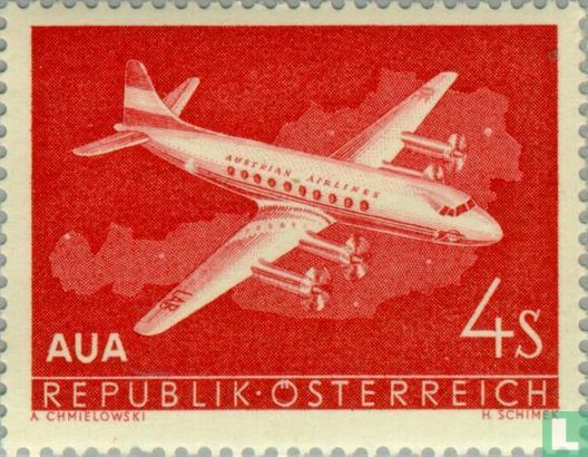 Premier vol "Austrian Airlines"