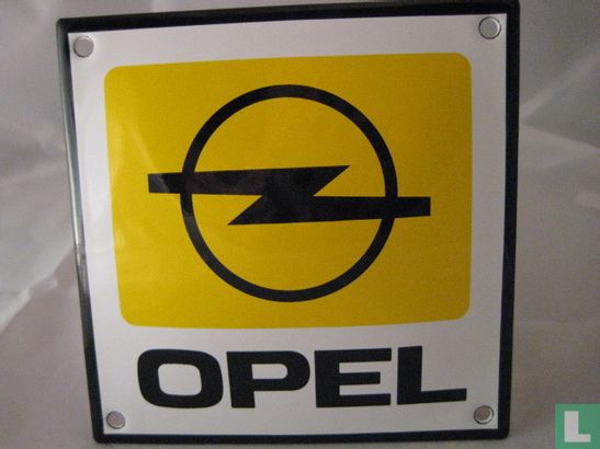 Emaille bord : Opel