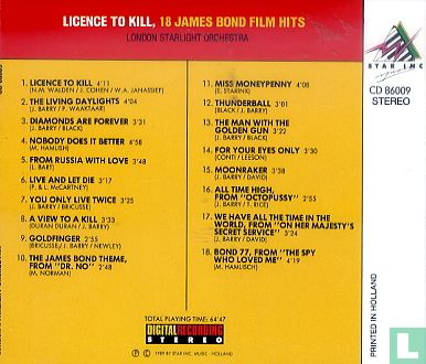 Licence to Kill - 18 James Bond Film Hits - Image 2