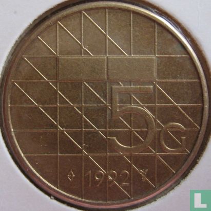 Nederland 5 gulden 1992 - Afbeelding 1
