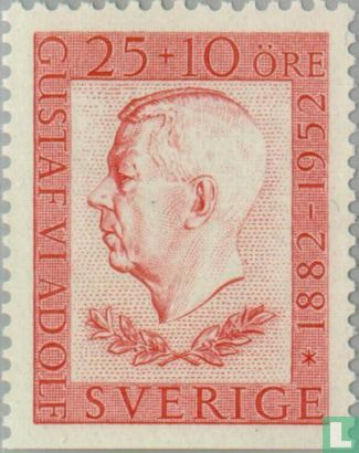 70e anniversaire du roi Gustaf VI Adolf