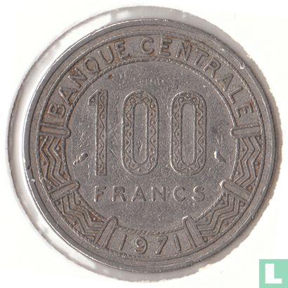 Centraal-Afrikaanse Republiek 100 francs 1971 - Afbeelding 1
