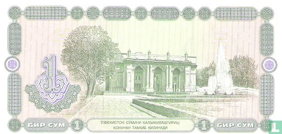 Oezbekistan 1 Sum 1994 - Afbeelding 2