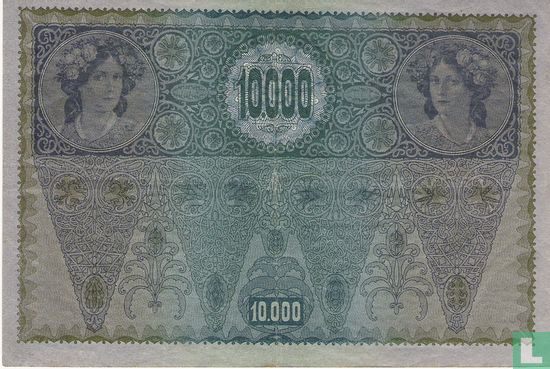 Deutschösterreich 10.000 Kronen ND (1919) P65 - Afbeelding 2