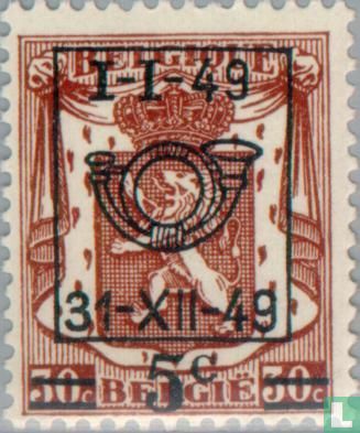 Small State Coat of arms, with overprint