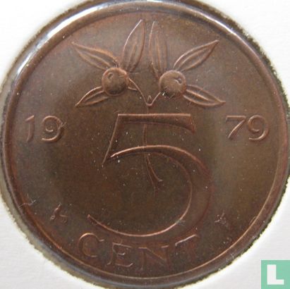 Pays-Bas 5 cent 1979 - Image 1