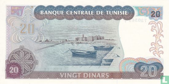 Tunesië 20 Dinars - Afbeelding 2