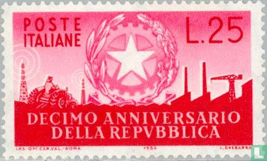 Republic of Italy 10 years