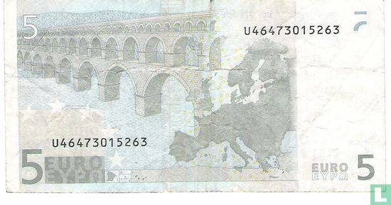 Eurozone 5 Euro U-L-T - Bild 2
