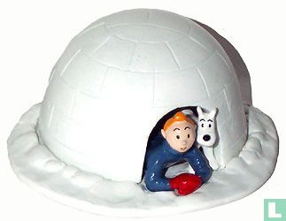 Tintin dans l'igloo