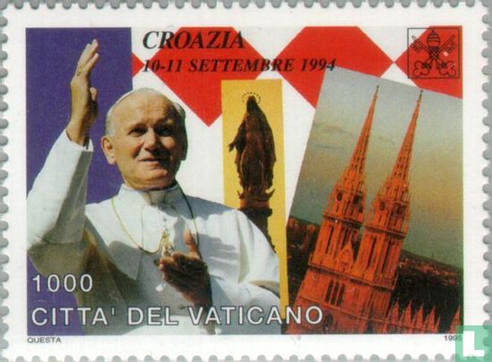 Reizen van Paus Johannes Paulus II in 1994