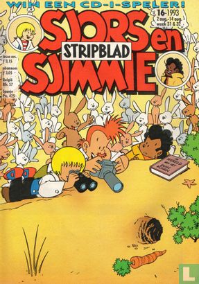 Sjors en Sjimmie stripblad 16 - Image 1