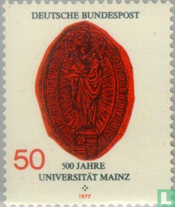 Université de Mayence 1477-1977