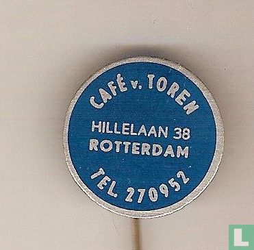 Café v. Toren Hillelaan 38 Rotterdam Tel.270952