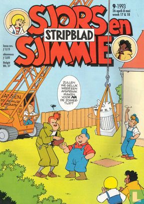 Sjors en Sjimmie stripblad 9 - Image 1