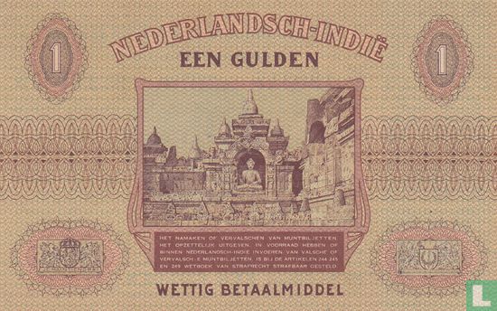 Nederlands Indië 1 Gulden - Afbeelding 2