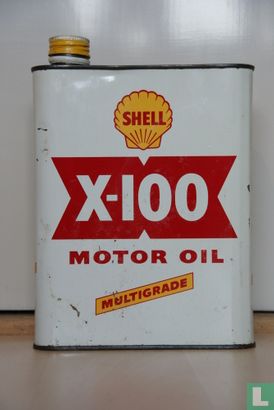 Olieblik Shell X-100 - Image 1
