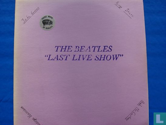 Last Live Show   - Afbeelding 1