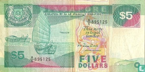 Singapore 5 Dollars - Image 1