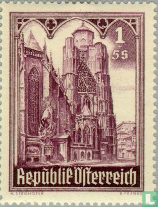 Cathédrale de Vienne de reconstruction 