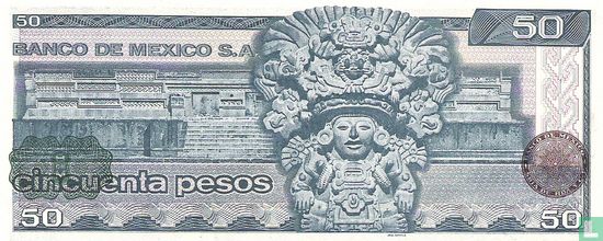 Mexique 50 Pesos (série JY) - Image 2