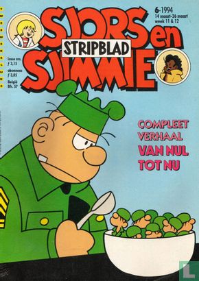 Sjors en Sjimmie stripblad 6 - Image 1