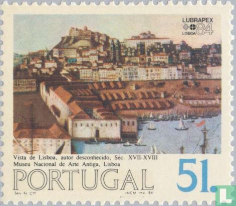 Portugees-Braziliaanse postzegeltent. LUBRAPEX