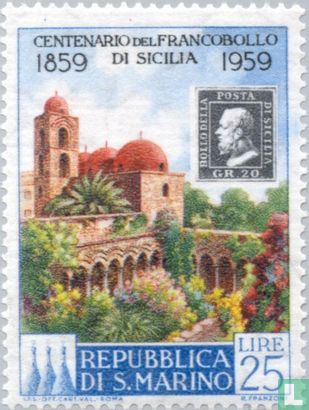 Jubiläumsbriefmarke Sizilien