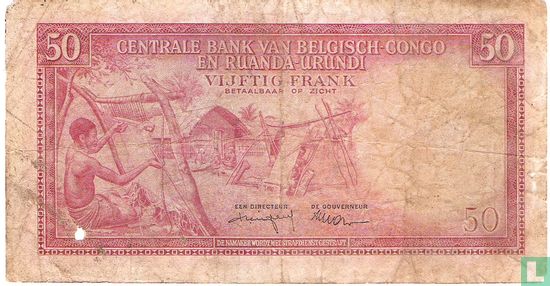 Belgisch-Kongo 50 Francs - Bild 2