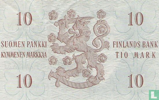Finlande 10 Markkaa 1963 - Image 2