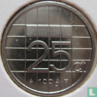 Nederland 25 cent 1996 - Afbeelding 1
