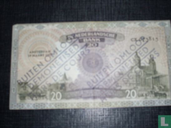 1939 20 Niederlande Gulden aus dem Verkehr - Bild 2