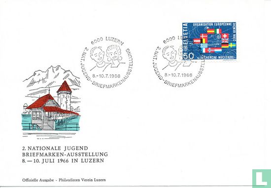 2e nationale jeugd postzegeltentoonstelling brief