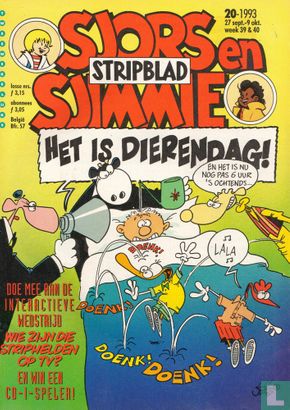 Sjors en Sjimmie stripblad 20 - Image 1