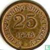 Boordgeld 25 cent 1948 Holland Amerika Lijn - Bild 3