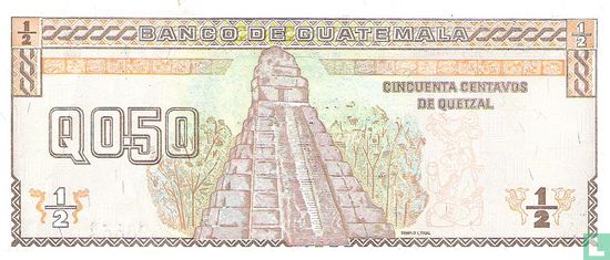 Guatemala 0,50 Centavos - Bild 2
