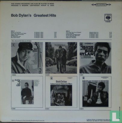 Bob Dylan's Greatest Hits - Bild 2