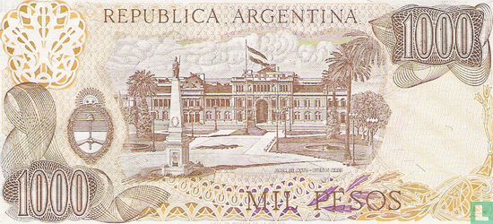 Argentinië 1000 Pesos (lopez, diz ) - Afbeelding 2
