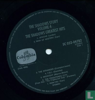 The Shadows Story Volume 4 - The Shadows' Greatest Hits - Afbeelding 3