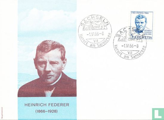 Federer, lettre Heinrich 100e anniversaire - Image 1