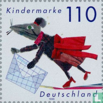 Kinder Briefmarke