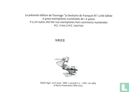 Le bestiaire de Franquin - Afbeelding 3