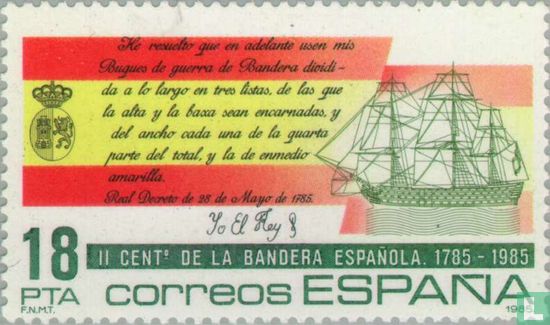Spanish flag 200 years