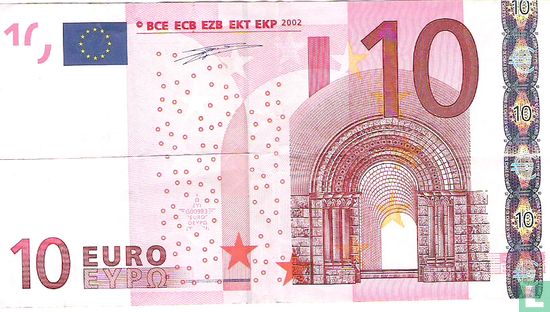Eurozone 10 Euro P-G-Du - Afbeelding 1