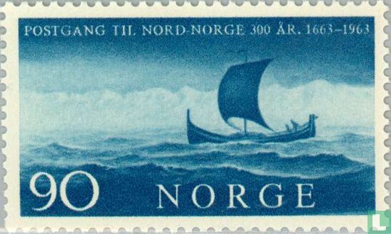 Postverbinding tussen noord en zuid Noorwegen