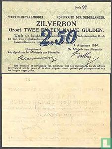 2,5 florins néerlandais 1914