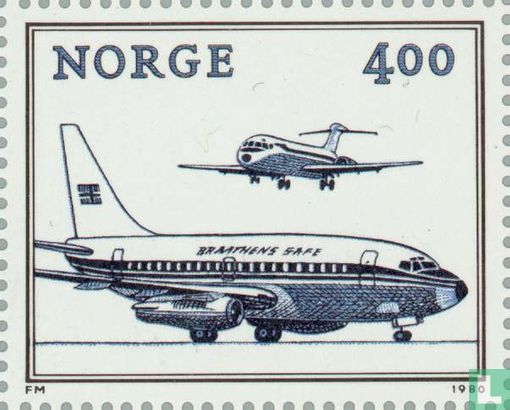 125 jaar Noorse postzegels